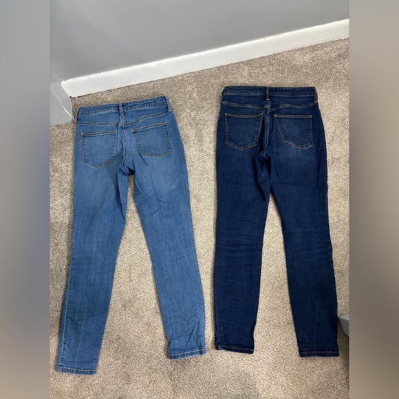 Lot of Universal Thread High Rise Skinny Jeans Size 28/6 medium wash dark wash - Picture 6 of 9